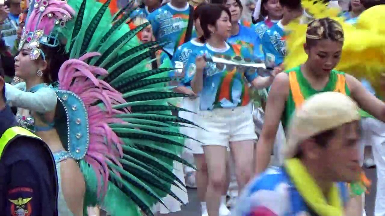 【2019/7/20】草加駅前よさこいサンバフェスティバル2019　自由の森学園　A会場②