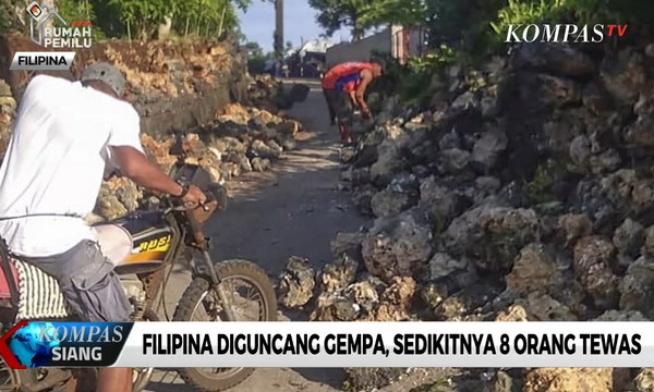Filipina Diguncang Gempa, 8 Orang Tewas