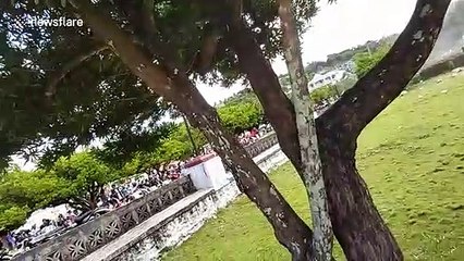 Church collapses in Philippines earthquake