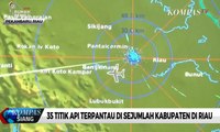 Tercatat 35 Titik Panas di Riau