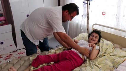 Kızının sağlığına kavuşması için yardım bekliyor