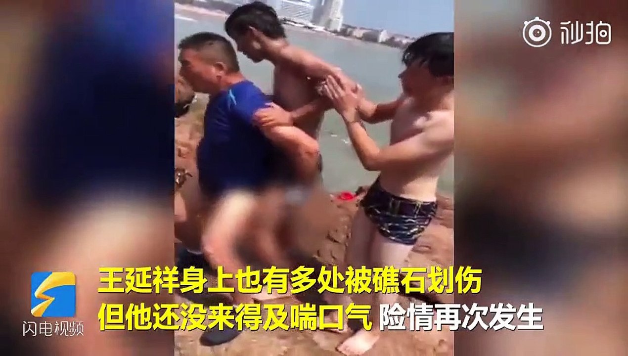 男子1小时从海里救回5人 你会为他点赞吗？ via@央视新闻