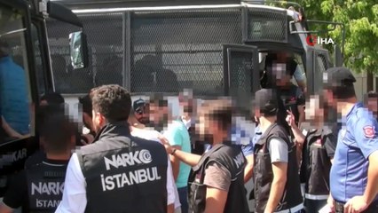 İstanbul’daki narkotik operasyonunda gözaltına alınan 55 şüpheli tutuklandı