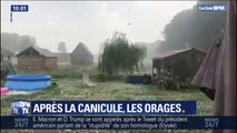 Orages, grêle : après la canicule les intempéries en France