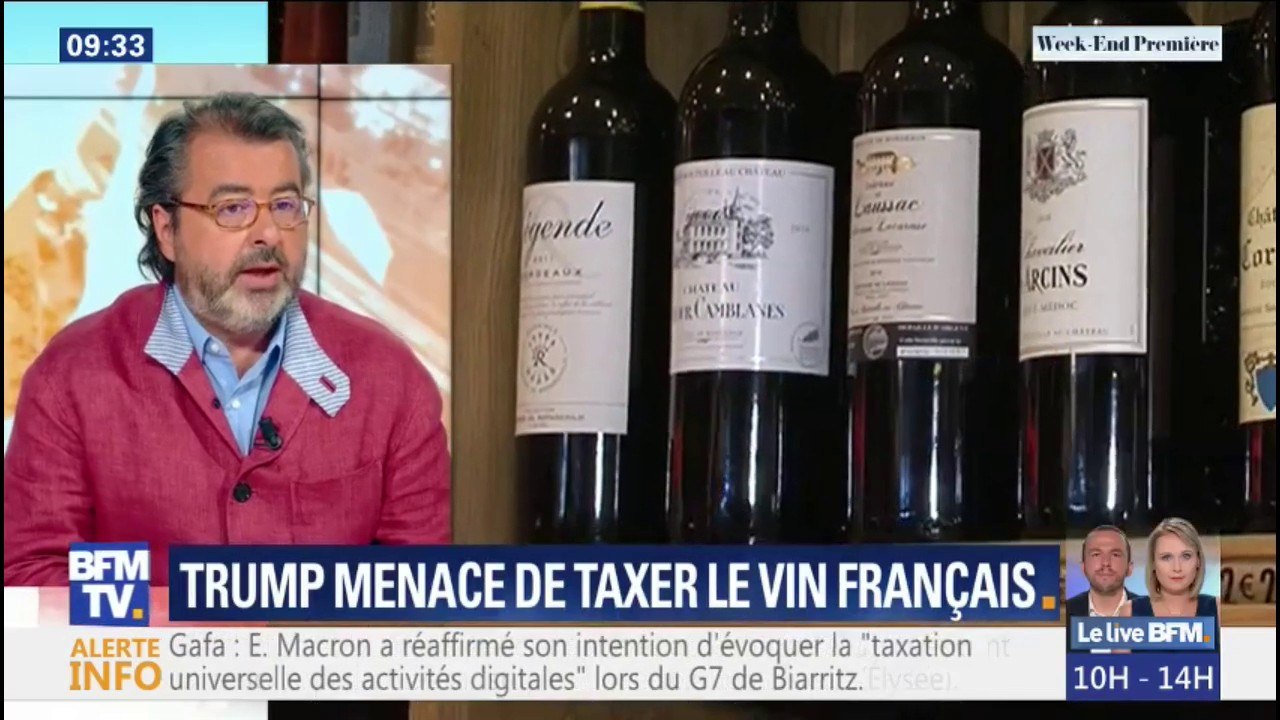 Quelles seraient les conséquences d'une hausse de la taxation de vin Français au États-Unis?