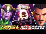 Marvel Ultimate Alliance 3 ALL BOSSES (Chapter 6 & 7)