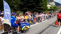 Tour de France, ambiance sur la ligne de départ à Albertville