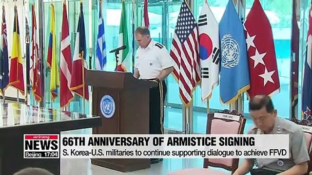 Ceremony held to mark 66th anniversary of Korean War armistice