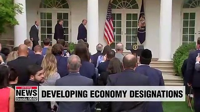 U.S. President Donald Trump hits out at WTO for developing economy designations