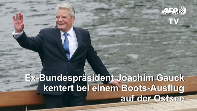 Ex-Bundespräsident Gauck aus Seenot gerettet