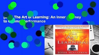 [Doc] The Art of Learning: An Inner Journey to Optimal Performance