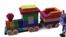 DIY - How To Make Rainbow Train With 25000 Magnetic Balls | 100% Satisfaction Magnet Balls