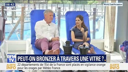 Santé – Les questions de l’été: Peut-on bronzer à travers une vitre ?