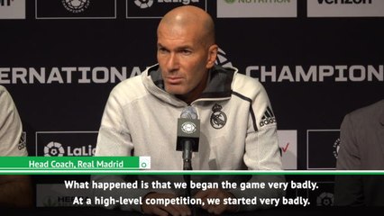 Download Video: 'We lacked everything' - Zidane