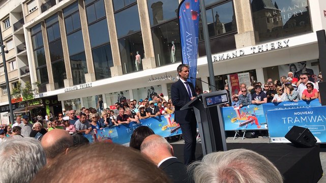 Inauguration du nouveau tramway de Caen-la-Mer