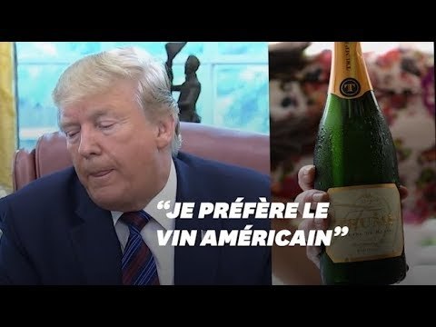 Donald Trump s'attaque au vin français, mais les avis sur son vin ne sont pas reluisants