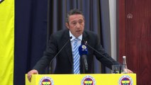 Fenerbahçe Kulübü Başkanı Ali Koç - Can Bartu'nun heykeli  - İSTANBUL