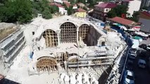 Müze olarak kullanılması planlanan Ermeni kilisesi havadan görüntülendi