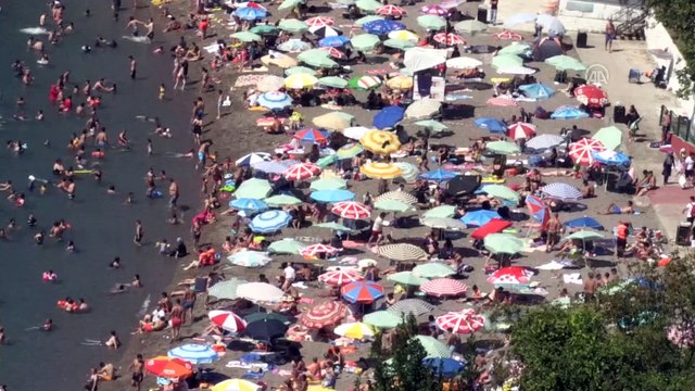 Sıcaktan bunalanlar plajlara akın etti - ZONGULDAK