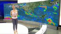 El pronóstico del tiempo con Emily Quiñones Sábado 27 Julio 2019. @emily_quinones #Mexico #Monterrey #Aguascalientes
