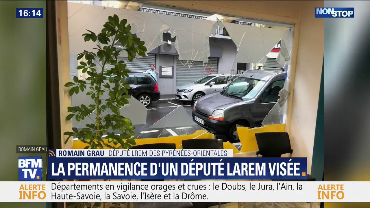 La permanence d'un député LaREM visé: un groupe de personnes a tenté d'y mettre feu
