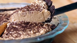 Alix's Chocolate Cookie Crust Peanut Butter Pie • Tasty