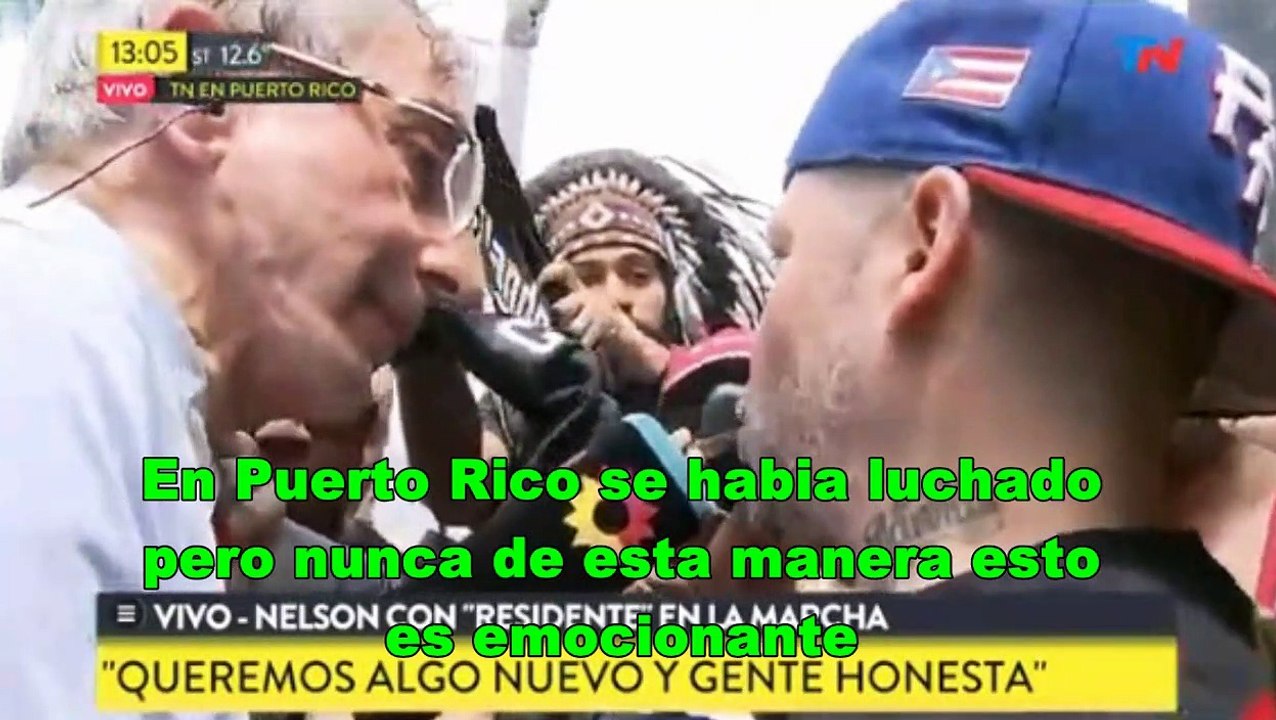 Nelson Castro con Residente en Marcha Puerto Rico