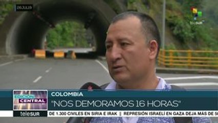 Colombia: derrumbe en la Vía al Llano sigue acumulando afectaciones
