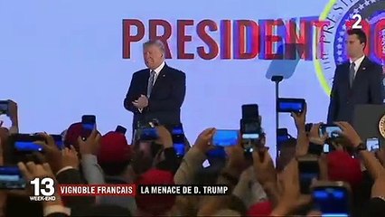 Mécontent de la taxe Gafa, Donald Trump s'en prend au vin français