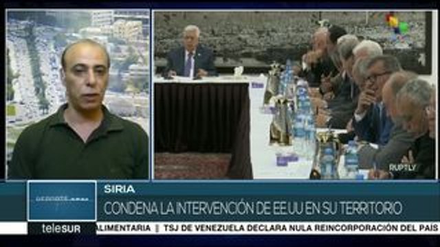 Siria condena la intervención de EEUU en su territorio
