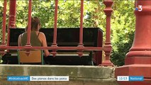 Reims : des pianos en libre-service installés dans les parcs de la ville