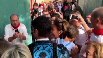 Llegada de Cayetano y Jesulín a la plaza de toros de Tudela