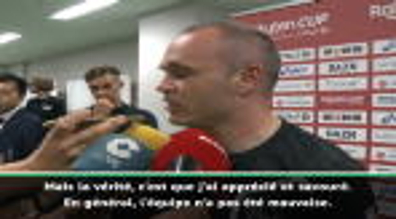Vissel Kobe: Iniesta - "Un peu étrange d'affronter le Barça"