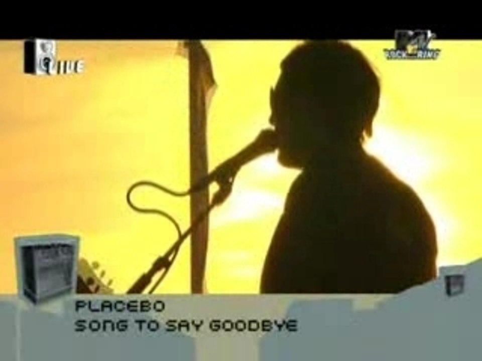 Placebo - Song To Say Goodbye (LIVE)