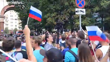600 manifestantes detidos em Moscovo