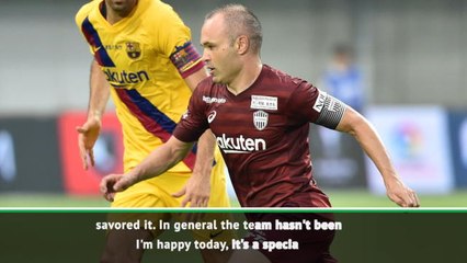 Iniesta savoured Barcelona reunion