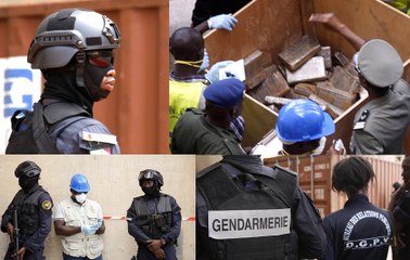Incinération de la cocaïne saisie au Port Autonome de Dakar