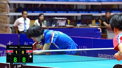Pyon Song Gyong vs Cha Su Yong | 2019 ITTF Pyongyang Open Highlights (U21 Final)