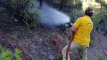 Çorum’da orman yangını: 2 hektar alan kül oldu