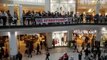Supporters of Tommy Robinson hold noisy protest inside Manchester's Arndale