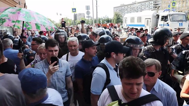 Rusya'da seçim protestosu - MOSKOVA