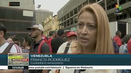 El pueblo venezolano muestra su defensa del proyecto revolucionario