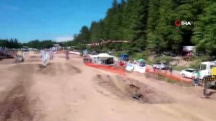 Kafkasör Yaylası'nda düzenlenen Off-Road yarışları nefes kesti