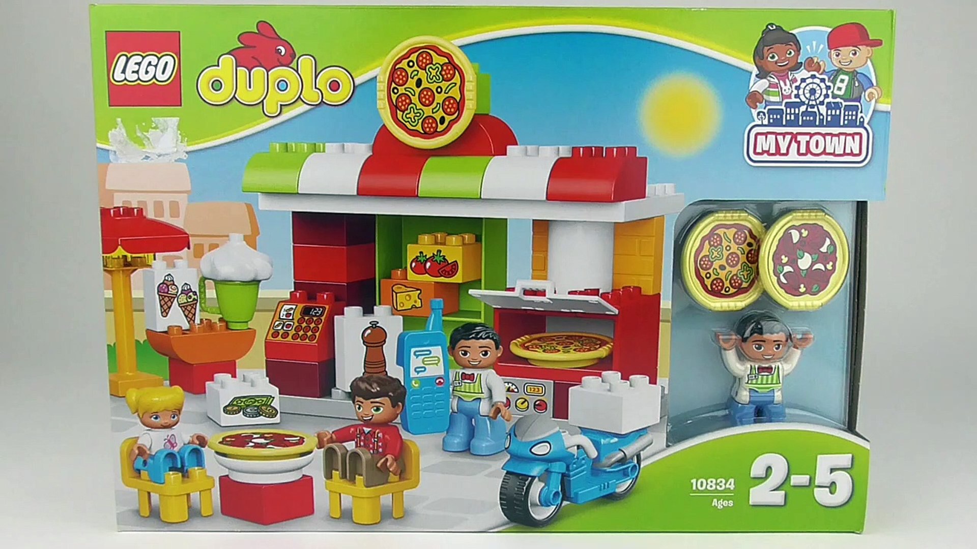 Learn Colors for Kids with LEGO DUPLO Pizzeria (10834) Toy - video  Dailymotion