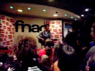 Christophe maé Show-case Angers le 18/01/08