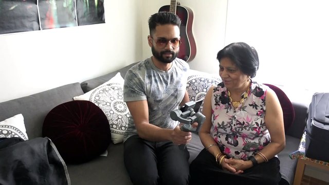 BDMV-94 Aruna Sharma enjoying son Suraj visiting Uppsala Home Jul 27, 2019