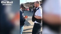 'People want you to go away': Police arrest preacher and take Bible