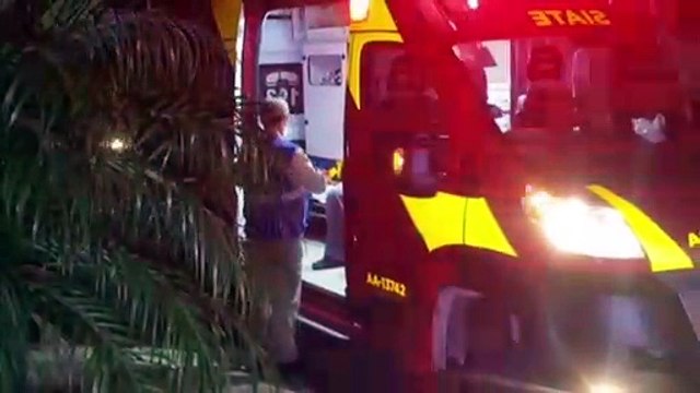 Homem desfere soco em janela de vidro e sofre corte na artéria radial; Siate foi mobilizado