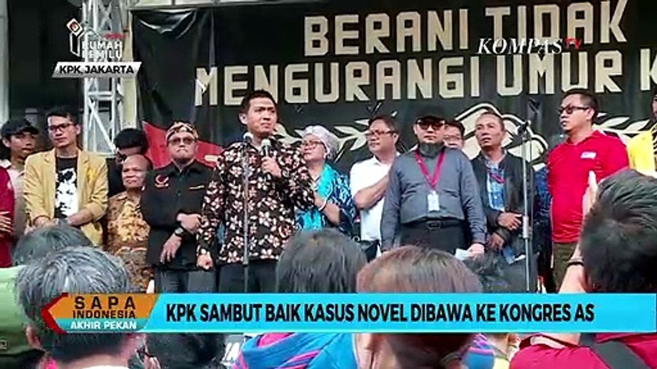 KPK Sambut Baik Kasus Novel Baswedan Dibawa ke Kongres AS