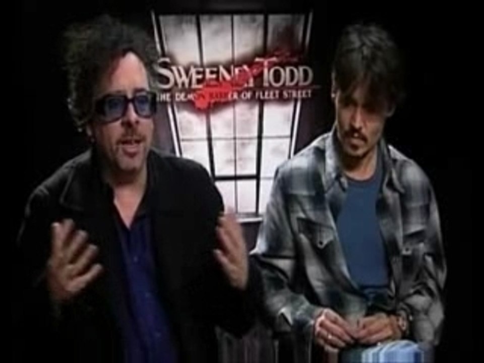 MTV Sweeney Todd - Johnny Depp & Tim Burton  Interview